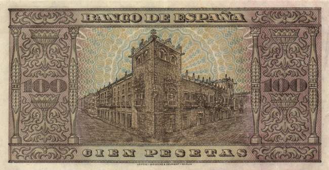 100 Pesetas 1938